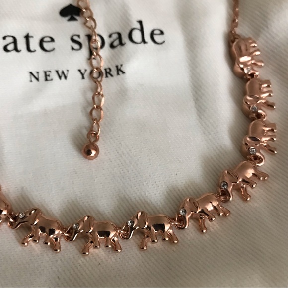 Kate Spade elephant necklace - Picture 7 of 8